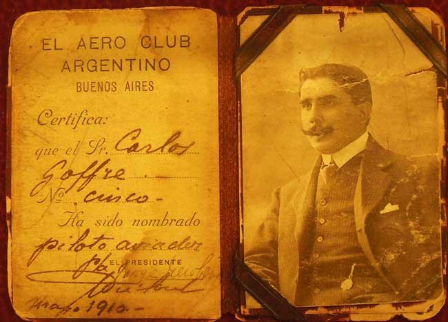 El primer paso hacia la aviación nace el primer aeroclub argentino Argentina