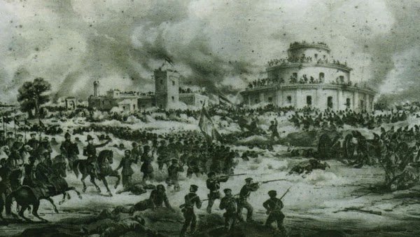 La Batalla de Monte Caseros Celebración de la Confederación Argentina Argentina