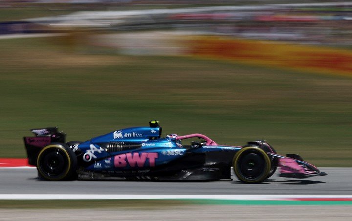 Colapinto dejó una buena impresión en la FP3. (REUTERS/Juan Medina)