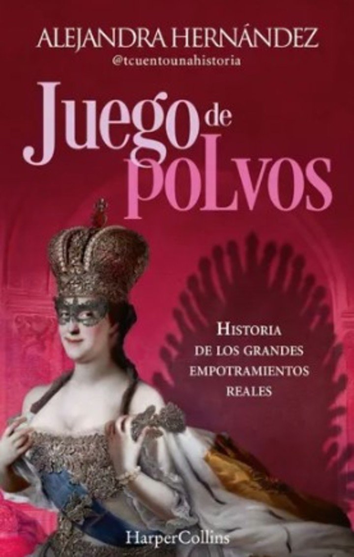 Libro juego de polvos, mezcla el humor y la historia.
