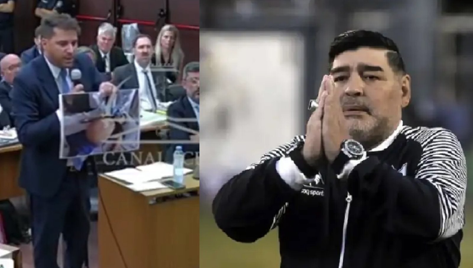 Imagen relacionada con El juicio por la muerte de Maradona genera controversia, ahora con el trailer del documental "Justicia Divina".