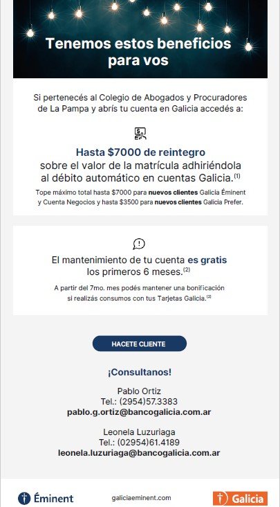 La acreditación en dólares de un reintegro del Banco Galicia por el beneficio en una compra en Bancos, Posteado