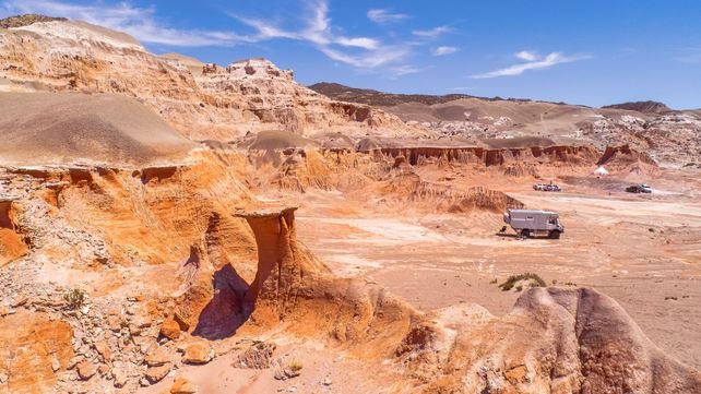 Rocas Coloradas de Chubut un paisaje que sorprende - Turismo en Argentina