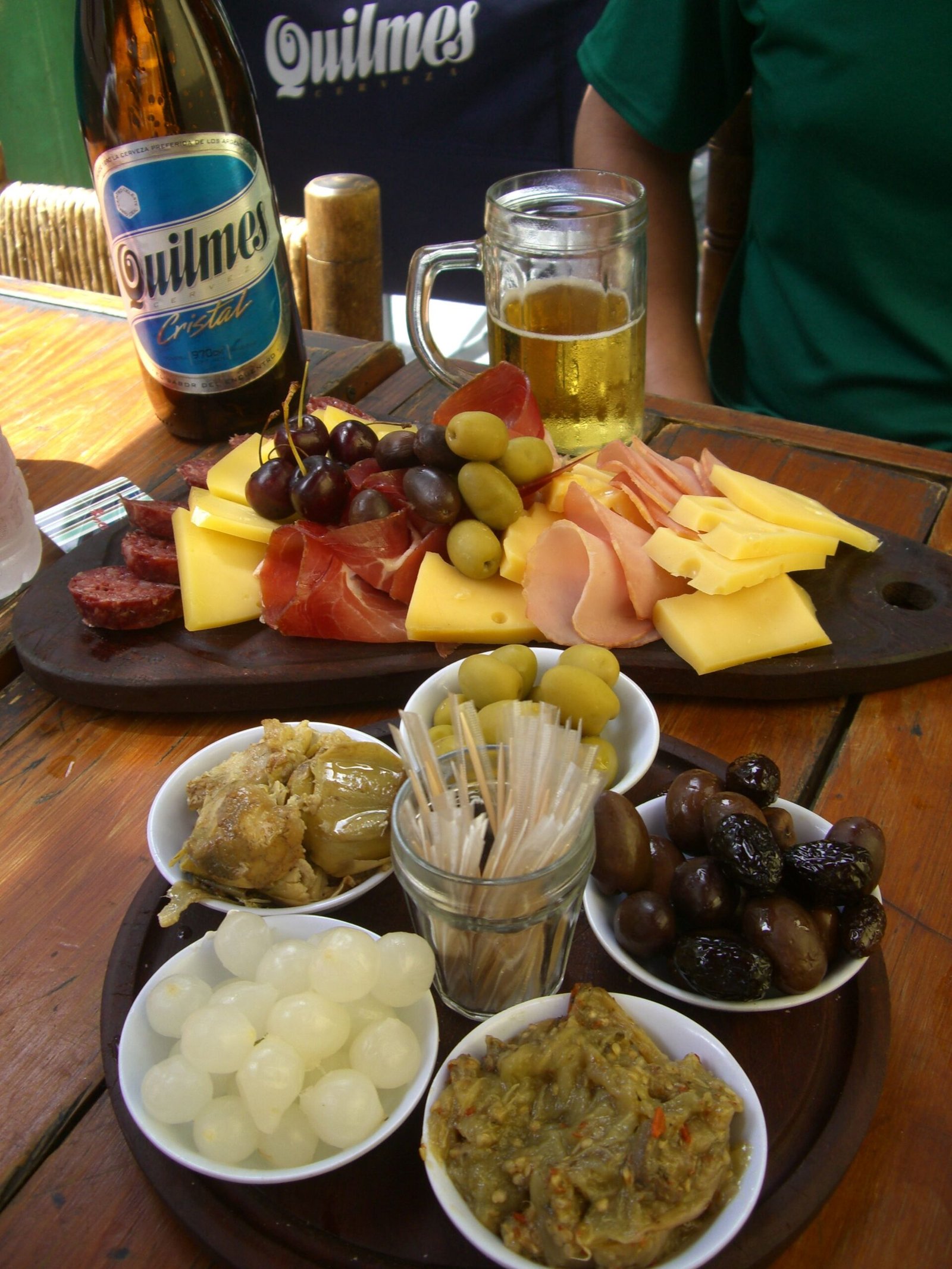 Cerveza artesanal y picadas Asado receta