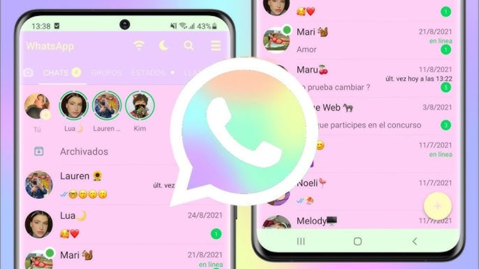 WhatsApp modo Lilo & Stitch en El Cronista, Información General