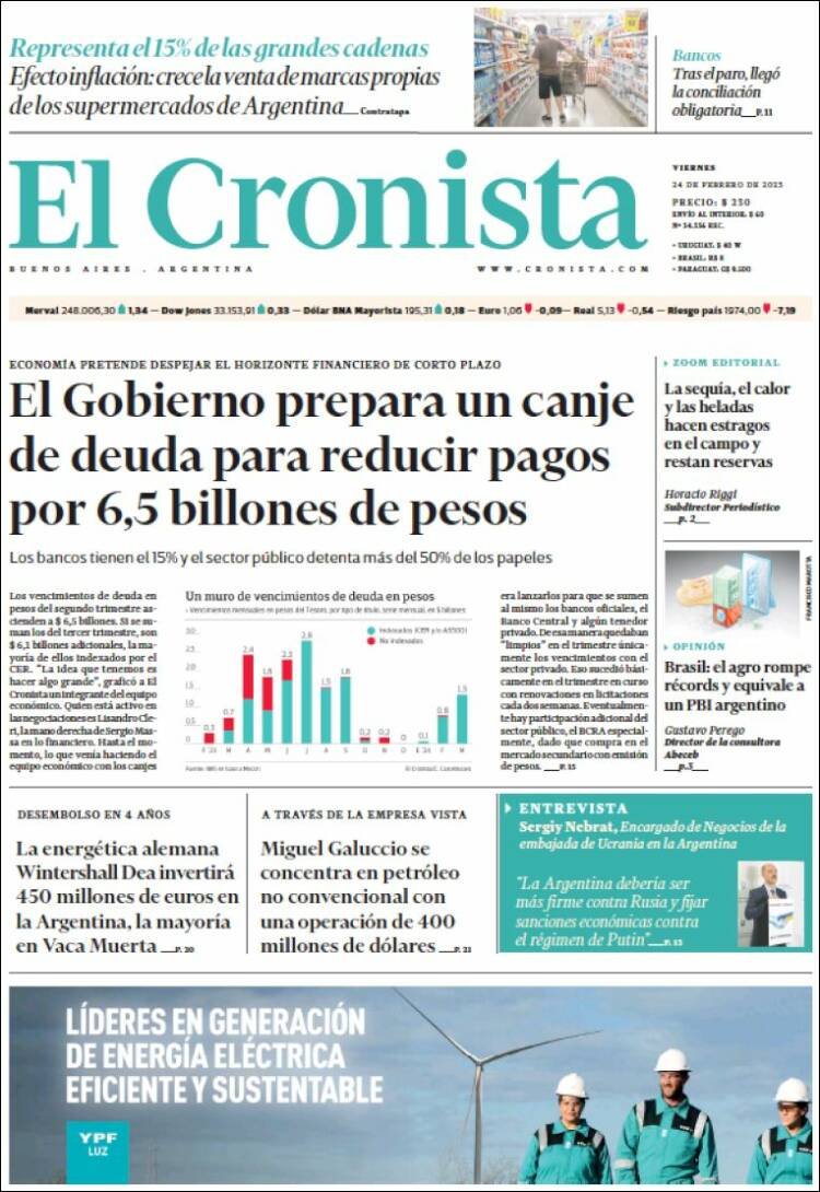 "Menos impuestos, más inversión", la nueva apuesta de un distrito vital del norte argentino en El Cronista, Economía