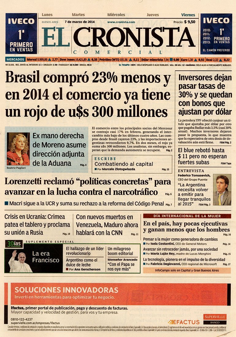 La industria muestra mejorías pero los especialistas pronostican meses complicados en El Cronista, Economía