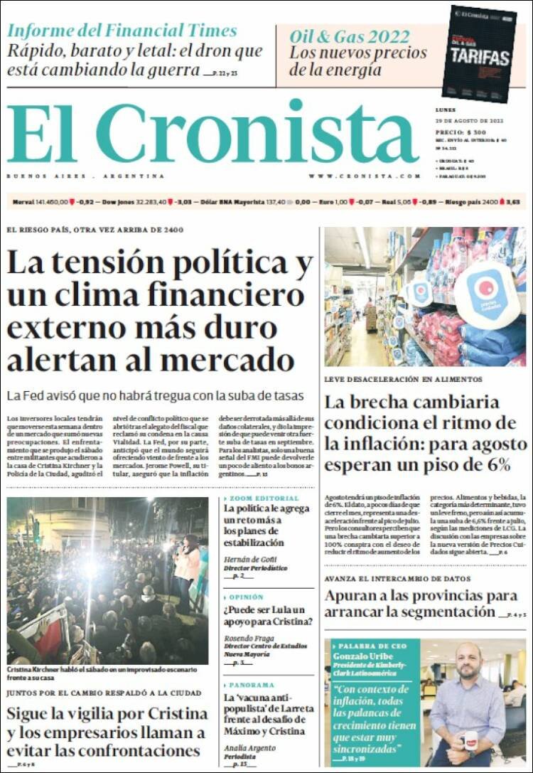 "Menos impuestos, más inversión", la nueva apuesta de un distrito vital del norte argentino en El Cronista, Economía