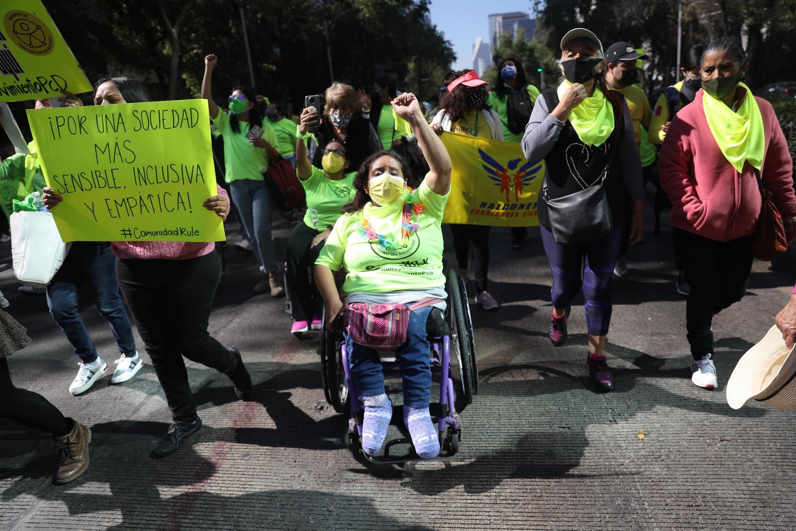 Imagen relacionada con Movilización en Posadas defiende derechos laborales de personas con discapacidad y visibiliza precariedad.