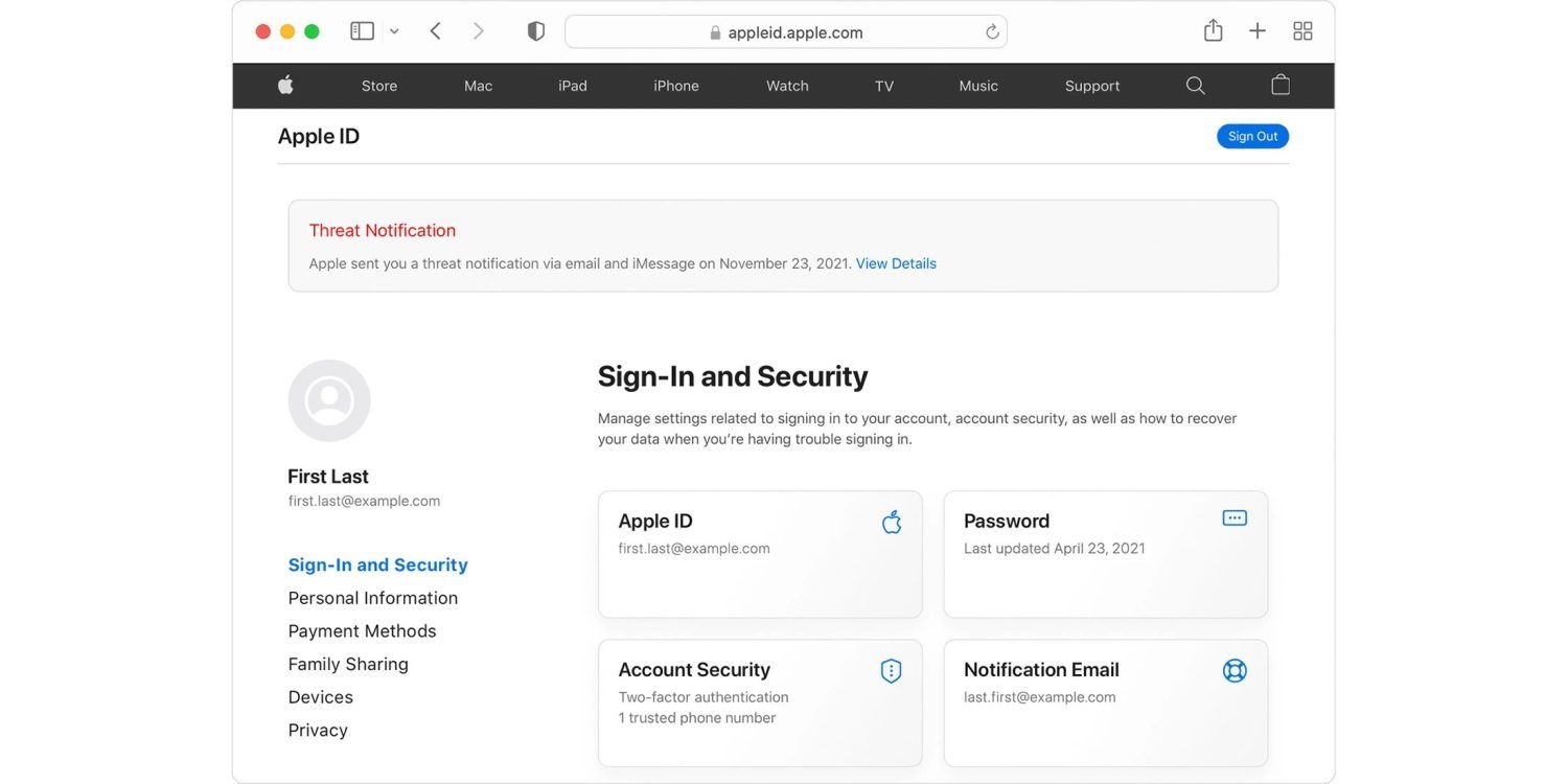 Apple envía notificaciones de ataques de spyware a usuarios específicos. iPhone