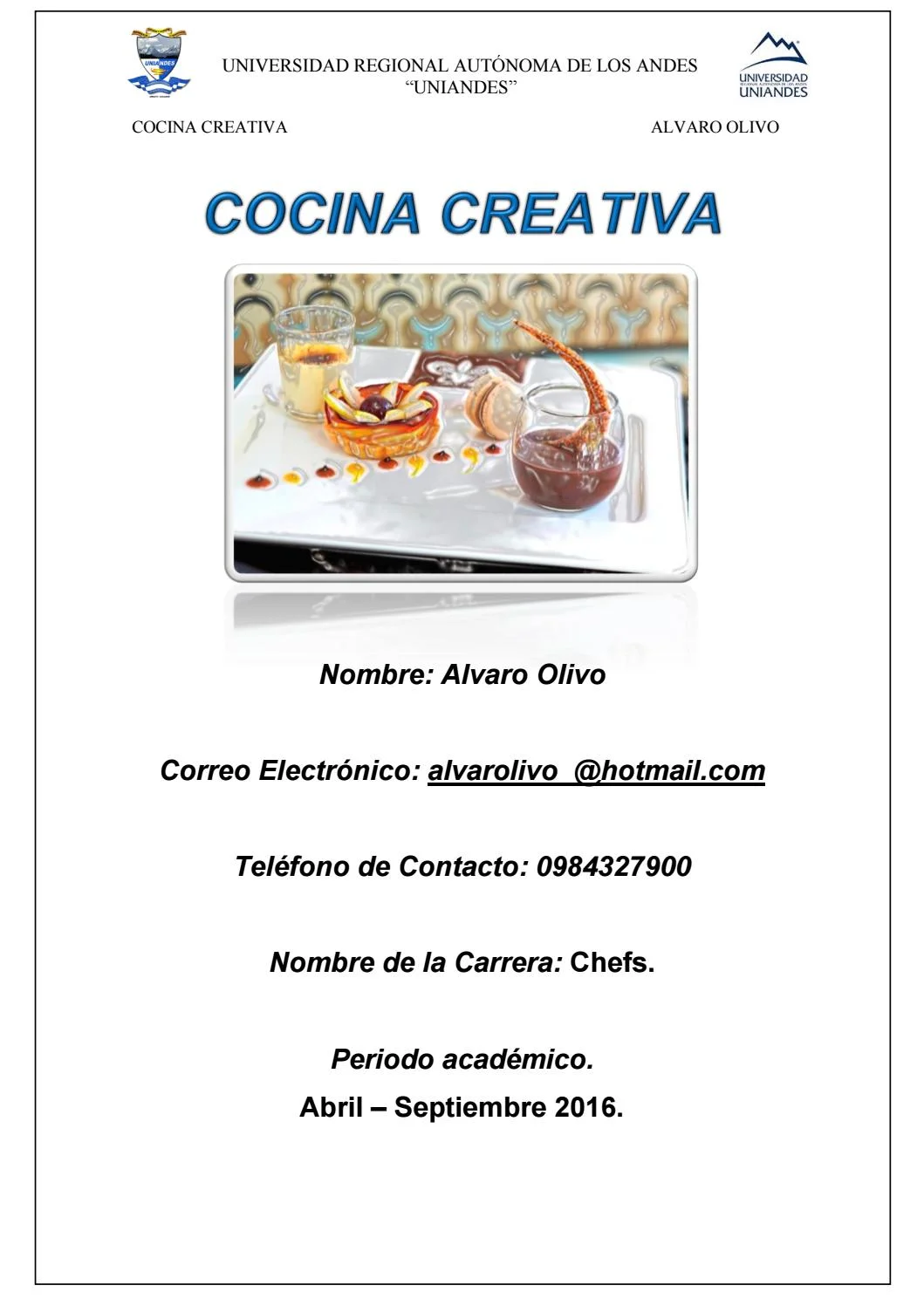 Título receta