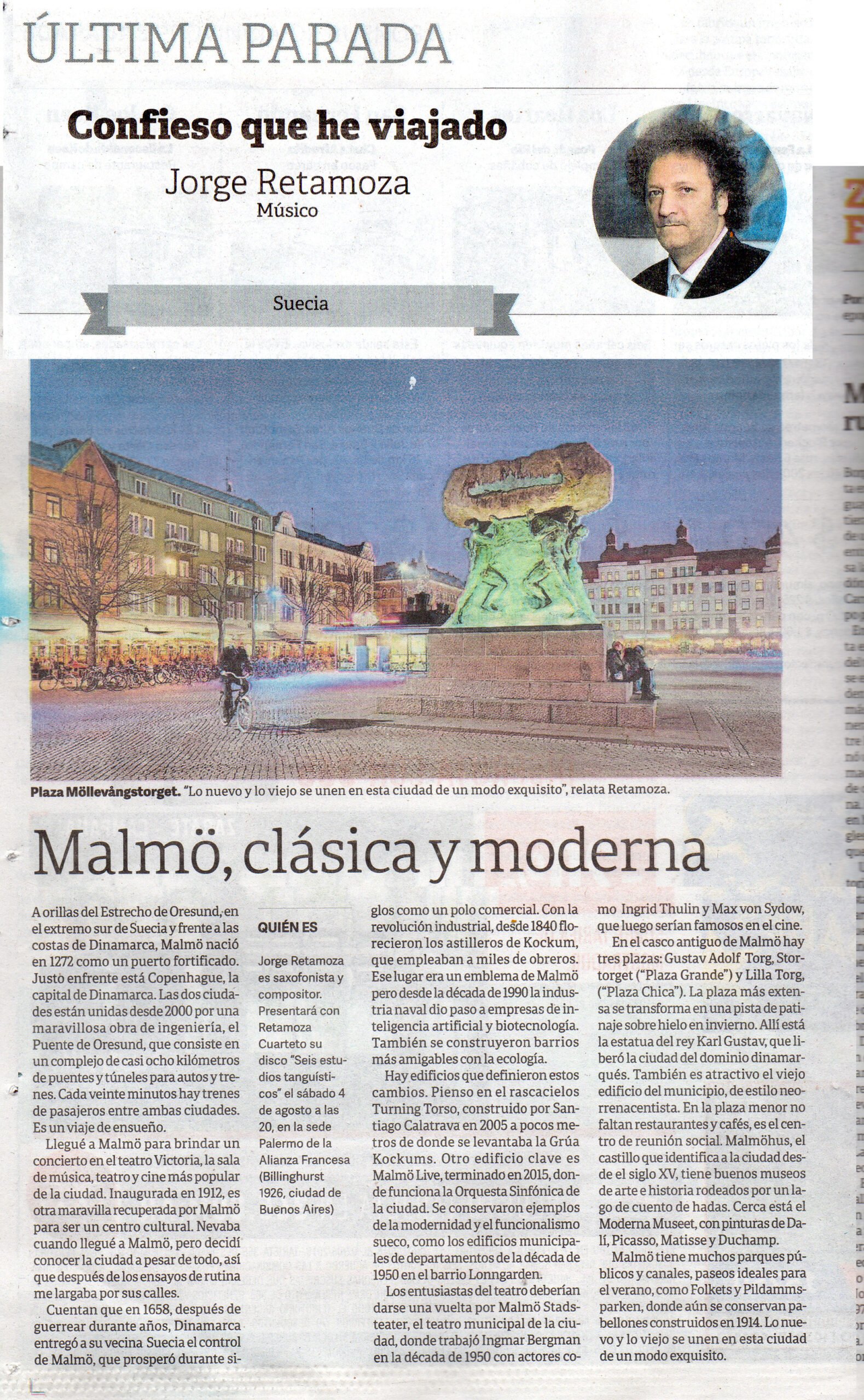Viaje al pasado en Redacción Clarín, Aunque