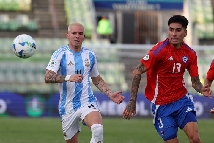 Mastan estuvo en el Sudamericano Sub 20 de principios de año (EFE). 
