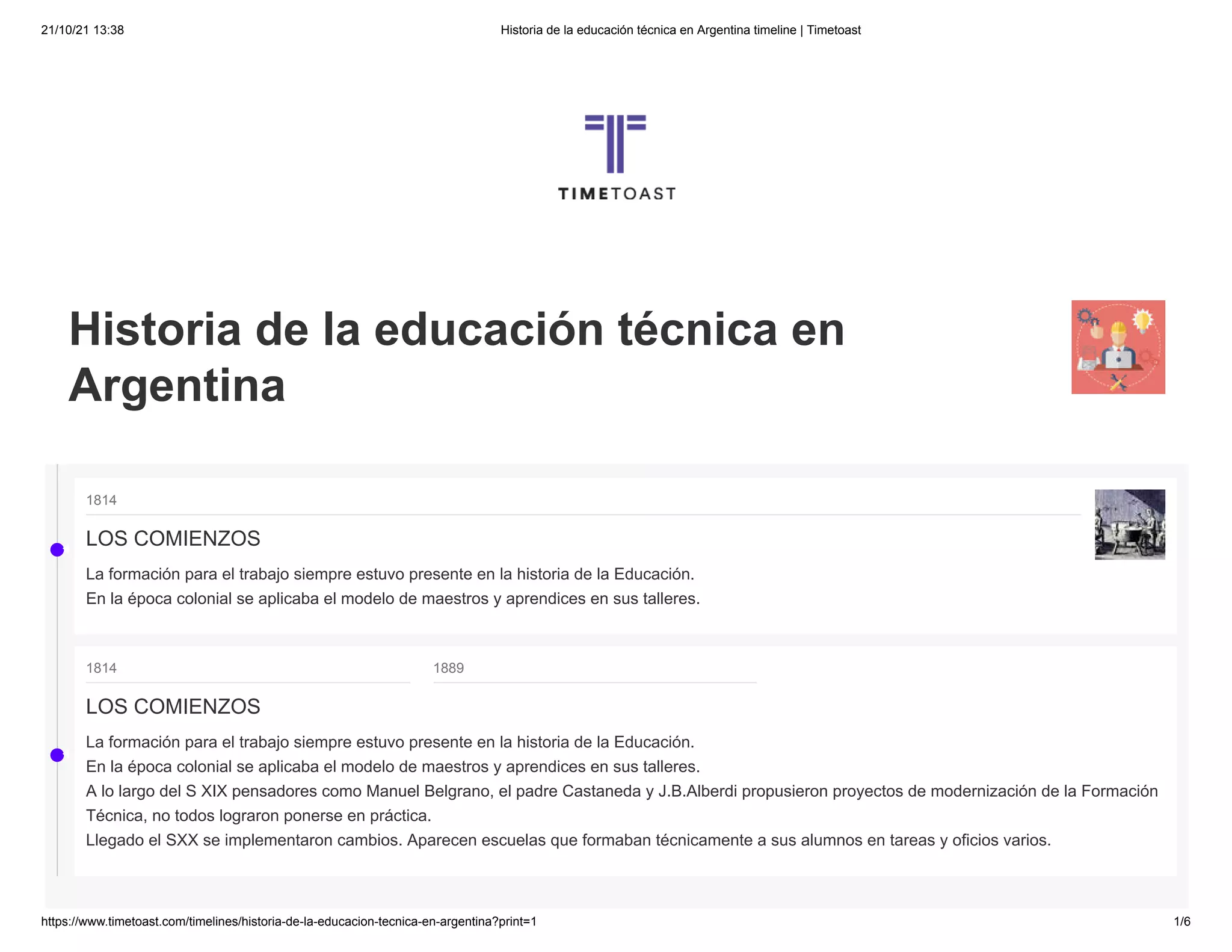 El nacimiento de la Escuela de Educación Técnica Argentina