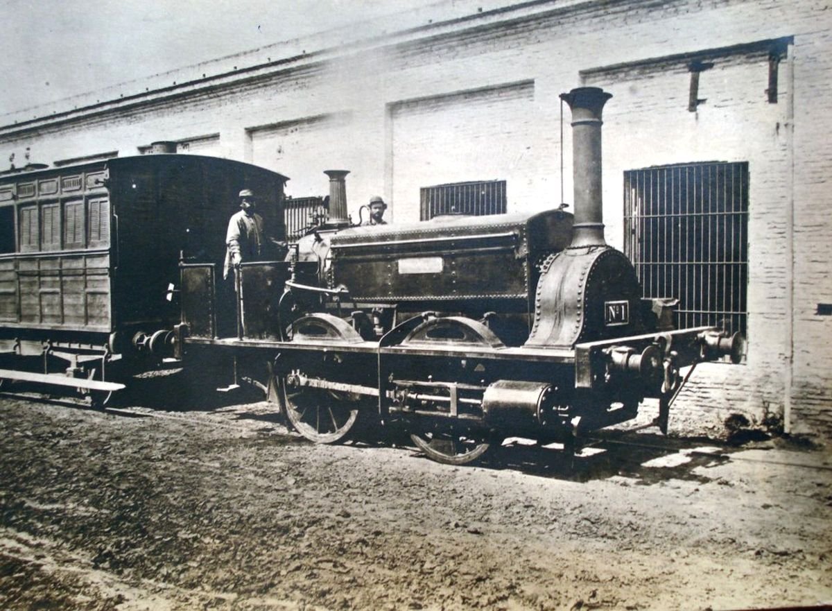 La llegada del tren a Buenos Aires Un hito en el avance tecnológico de 1857 Argentina