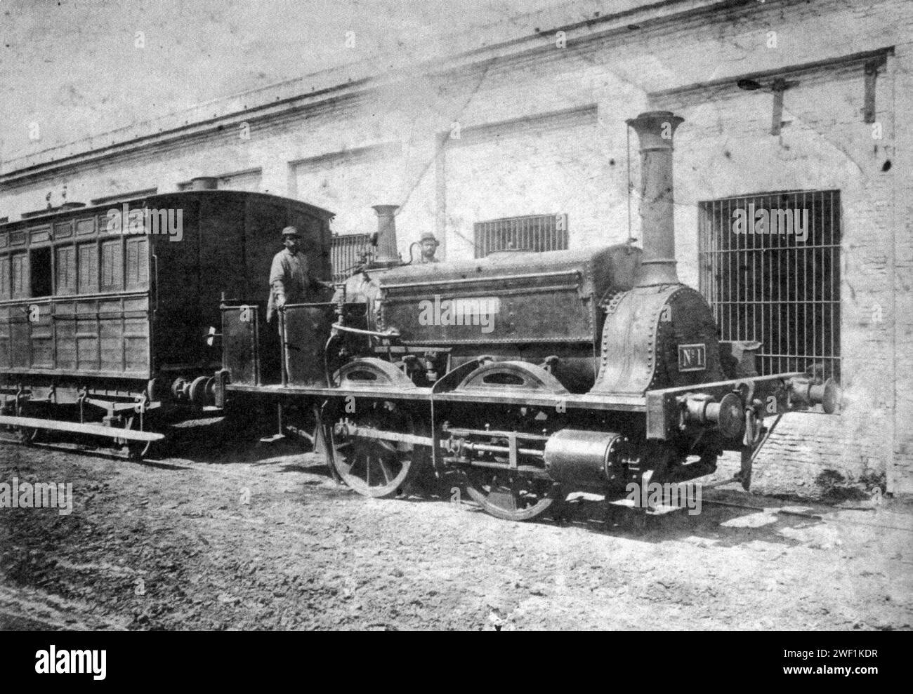 La llegada del primer tren a la Argentina un hito en la modernización Argentina