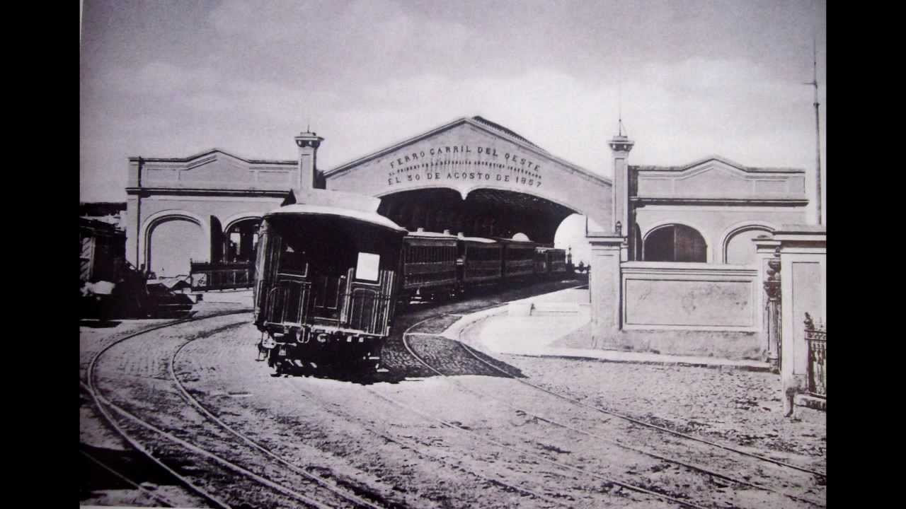 El nacimiento de la primera empresa de trenes en Argentina Ferrocarril Oeste Argentina