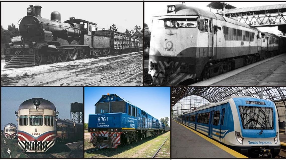 El nacimiento de la ferroviaria en Argentina la primera línea de tren en el país Argentina