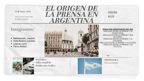 El nacimiento de la prensa moderna en Argentina de 1810 Argentina
