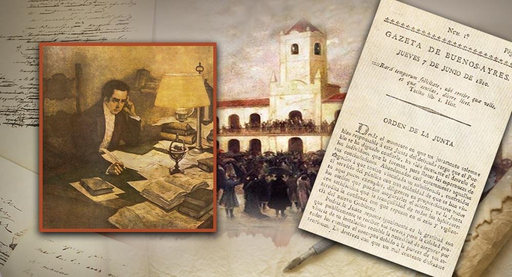La creación del primer períodico argentino 'La Gaceta de Buenos Aires' Argentina