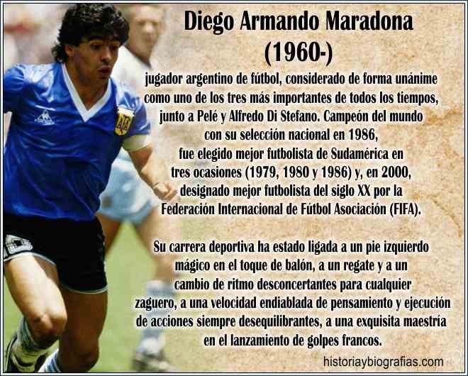 Diego Maradona argentina biografía