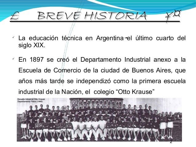 El nacimiento de la Escuela de Educación Técnica Argentina