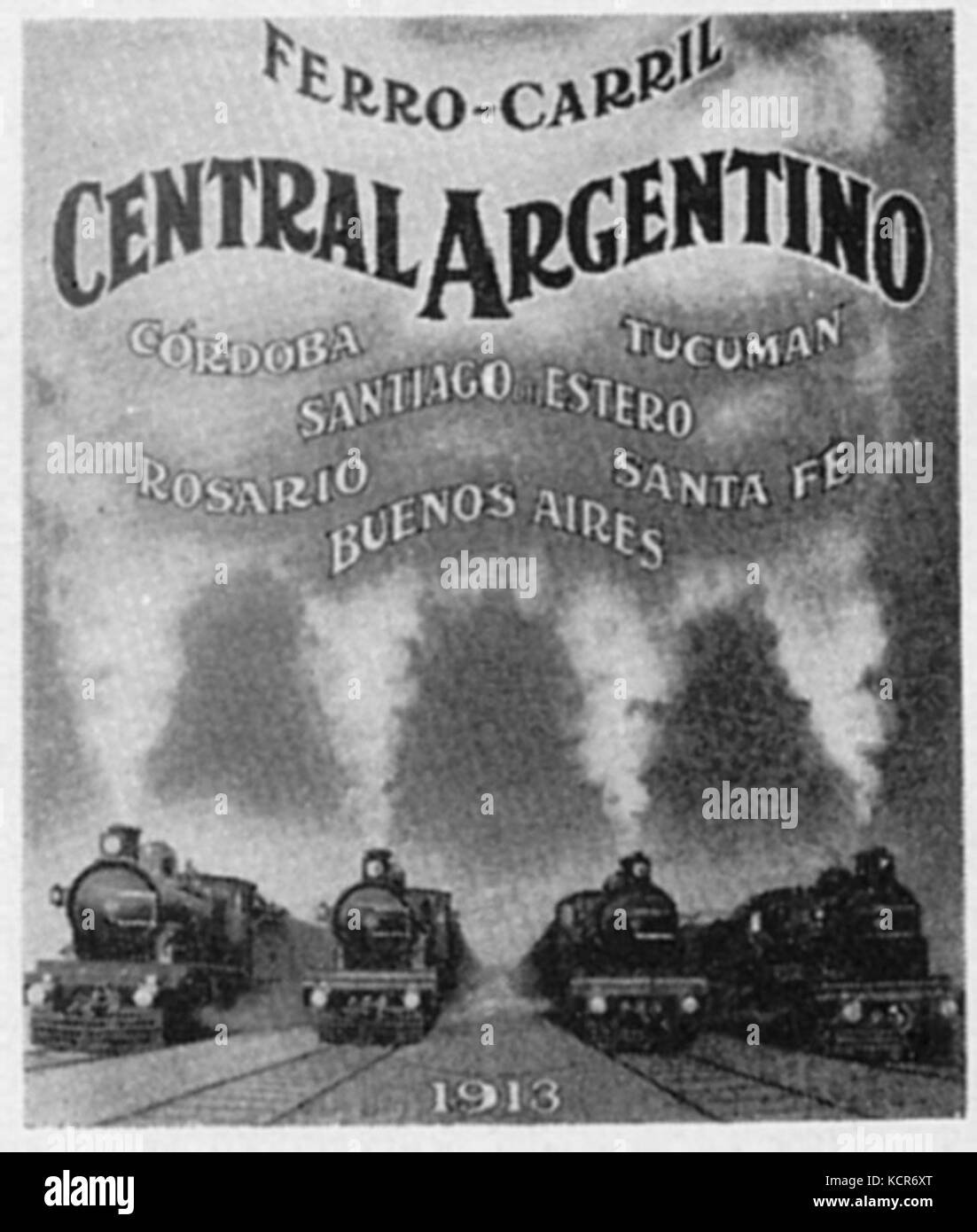 El legado de la construcción del Ferrocarril Central Argentino Argentina