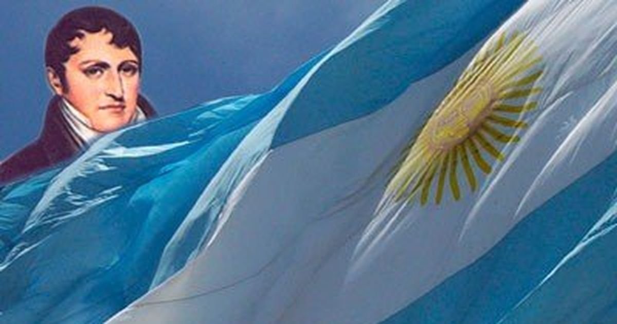 El la Bandera y el legado de Manuel Belgrano Argentina