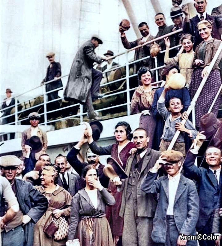 La llegada de los primeros inmigrantes italianos a Argentina Argentina