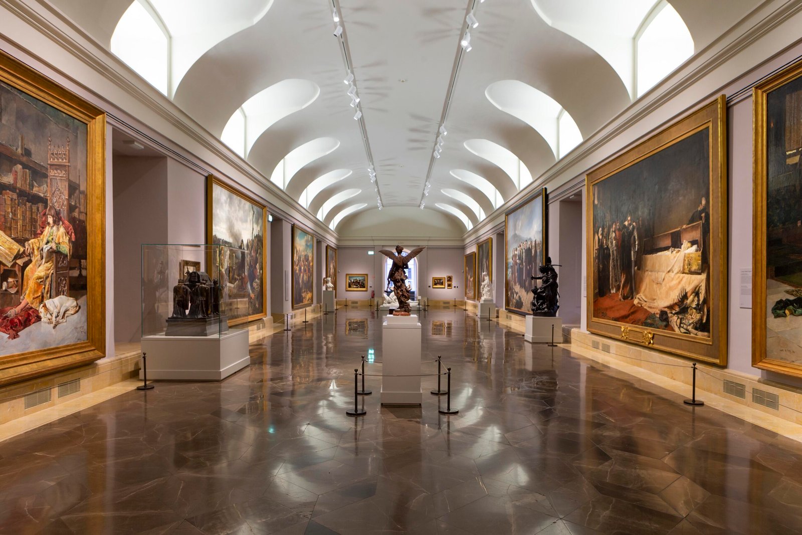 El día que el arte ganó un espacio en la ciencia Inauguración del Museo Nacional de Bellas Artes Argentina