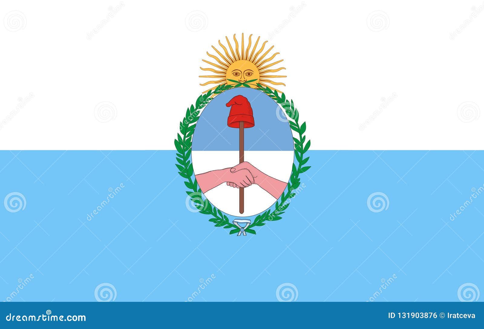El nacimiento de la bandera de la provincia de Mendoza Argentina