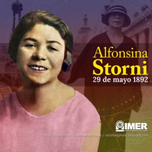 El nacimiento del poeta del pueblo Alfonsina Storni Argentina