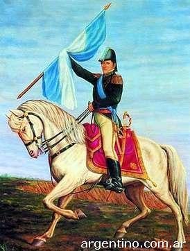 El nacimiento de la Bandera Nacional La figura de Manuel Belgrano Argentina