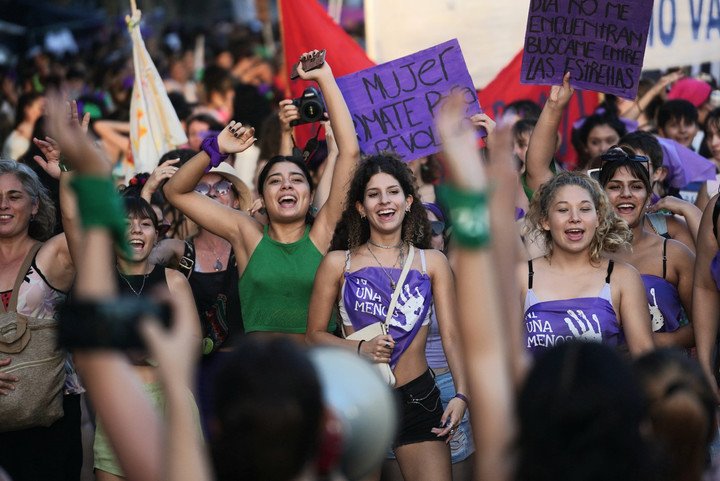 La primera Gran Marcha de las Mujeres por la Vida de 2015 Argentina