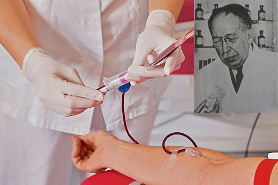 La primera donación de sangre en Argentina Argentina