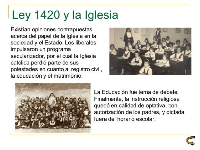El nacimiento de una nueva educación La Ley 1420 y su impacto en Argentina Argentina