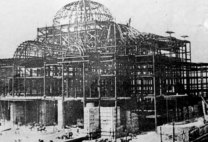 El nacimiento de la construcción moderna La primera jornada de construcción del Palacio de Aguas Corrientes Argentina