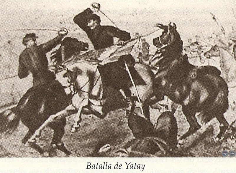 El la Bandera en la Batalla de Yatay Argentina