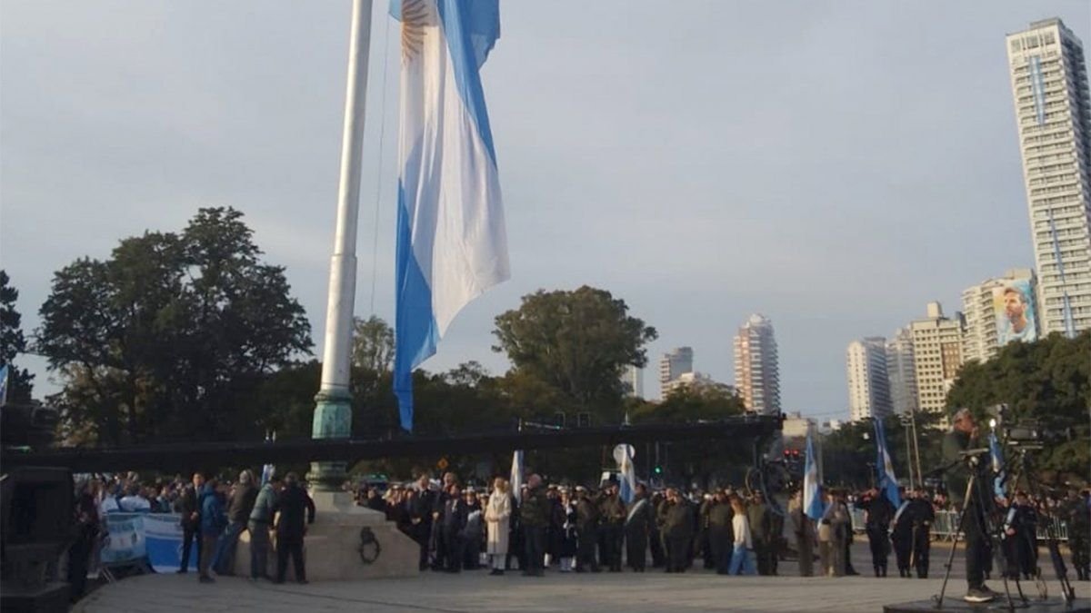 El nacimiento de la Bandera Acto de la Ciudad de Rosario Argentina
