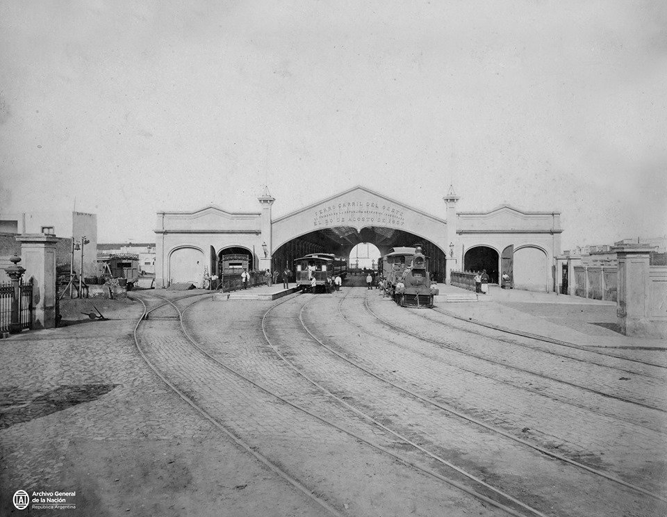 La llegada del tren a Buenos Aires una revolución en el transporte 1857 Argentina