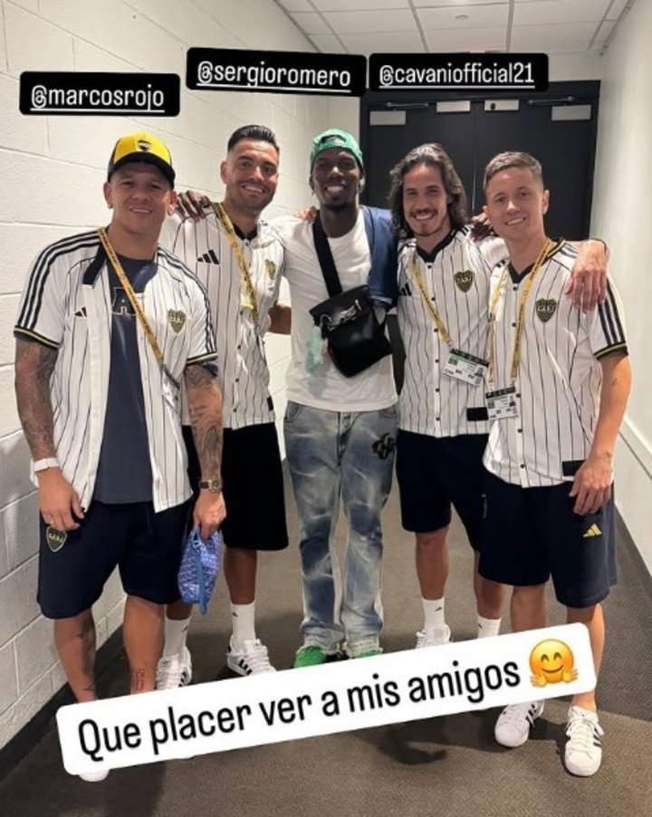 Historia de Paul Pogba junto a Marcos Rojo, Sergio Romero, Edinson Cavani y Ander Herrera.