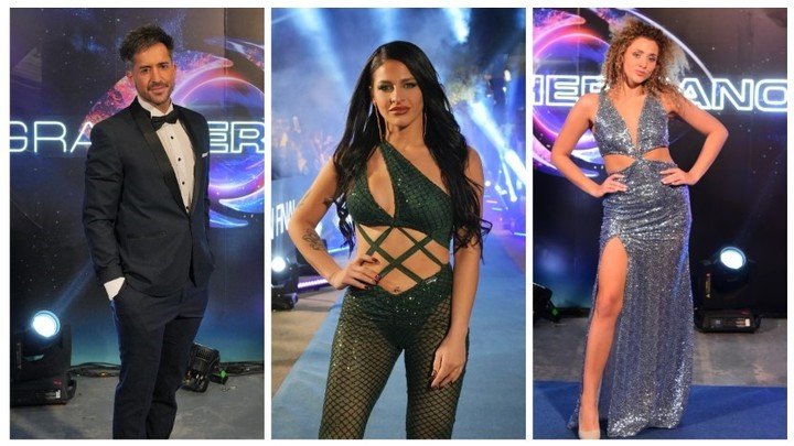 Devi, Chiara y Lourdes en la alfombra azul. Foto: Prensa Telefe.