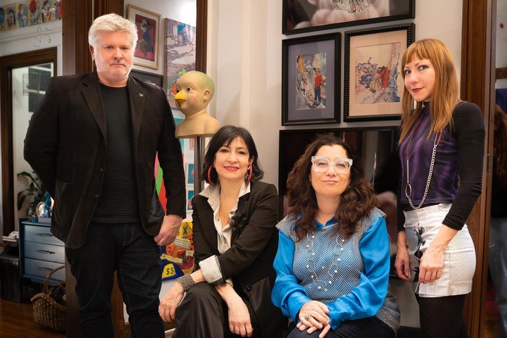 El equipo de Arte pequeño formato. 