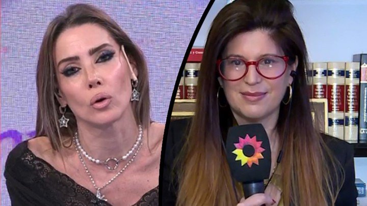 Amalia Díaz Guiñazu protagonizó un cruce con Elba Marcovecchio. Fotos: Captura TV.