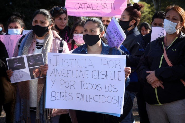 Una movilización de familiares pidiendo justicia, cuando estalló el caso, en 2022. Foto Javier Cortez / Archivo