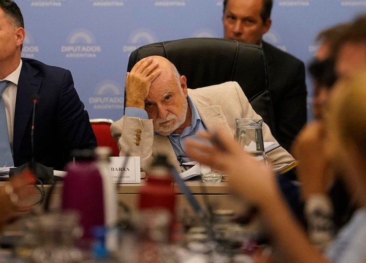 Rodolfo Barra, como procurador del Tesoro de Milei defendió la Ley de Bases en Diputados. Foto: Fernando de la Orden 