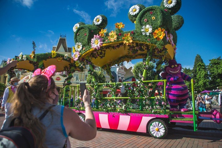 El famoso parque Disneyland París, escenario de una inédita boda falsa. Foto: EFE 
