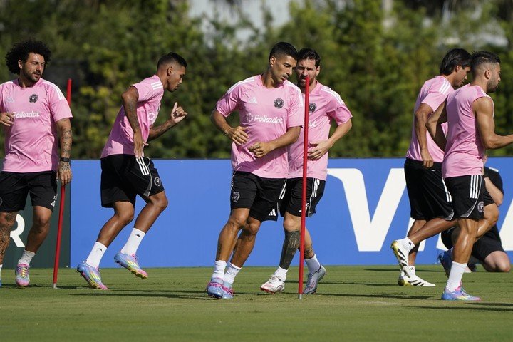 Messi se movió sin problemas en la práctica. Foto: Fernando de la Orden / Enviado Especial.