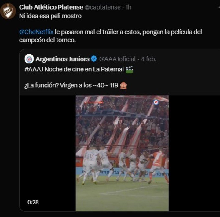 La gastada de Platense a Argentinos.