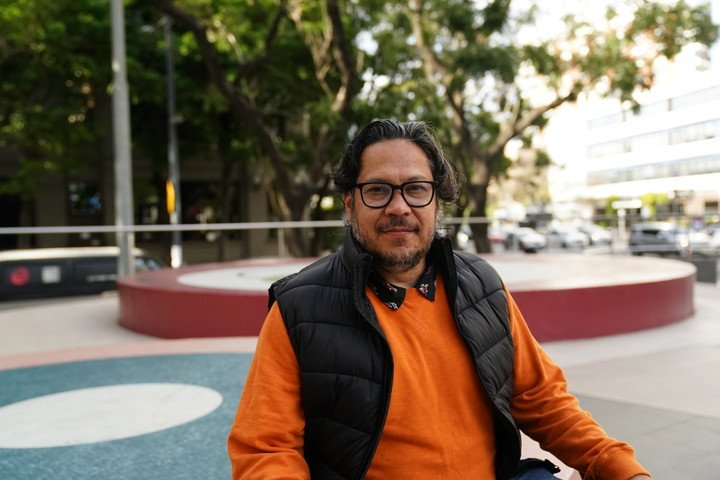 El poeta y traductor costarricense pasó un mes en Buenos Aires como residente del Malba. Foto: Emmanuel Fernández.
